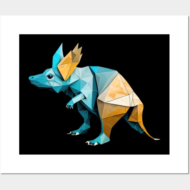 Fictional origami animal #16 Wall Art by Micapox